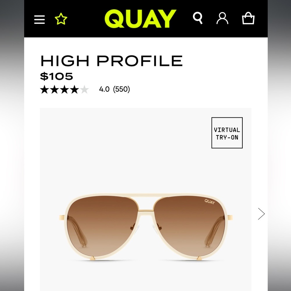 QUAY High Profile sunglasses